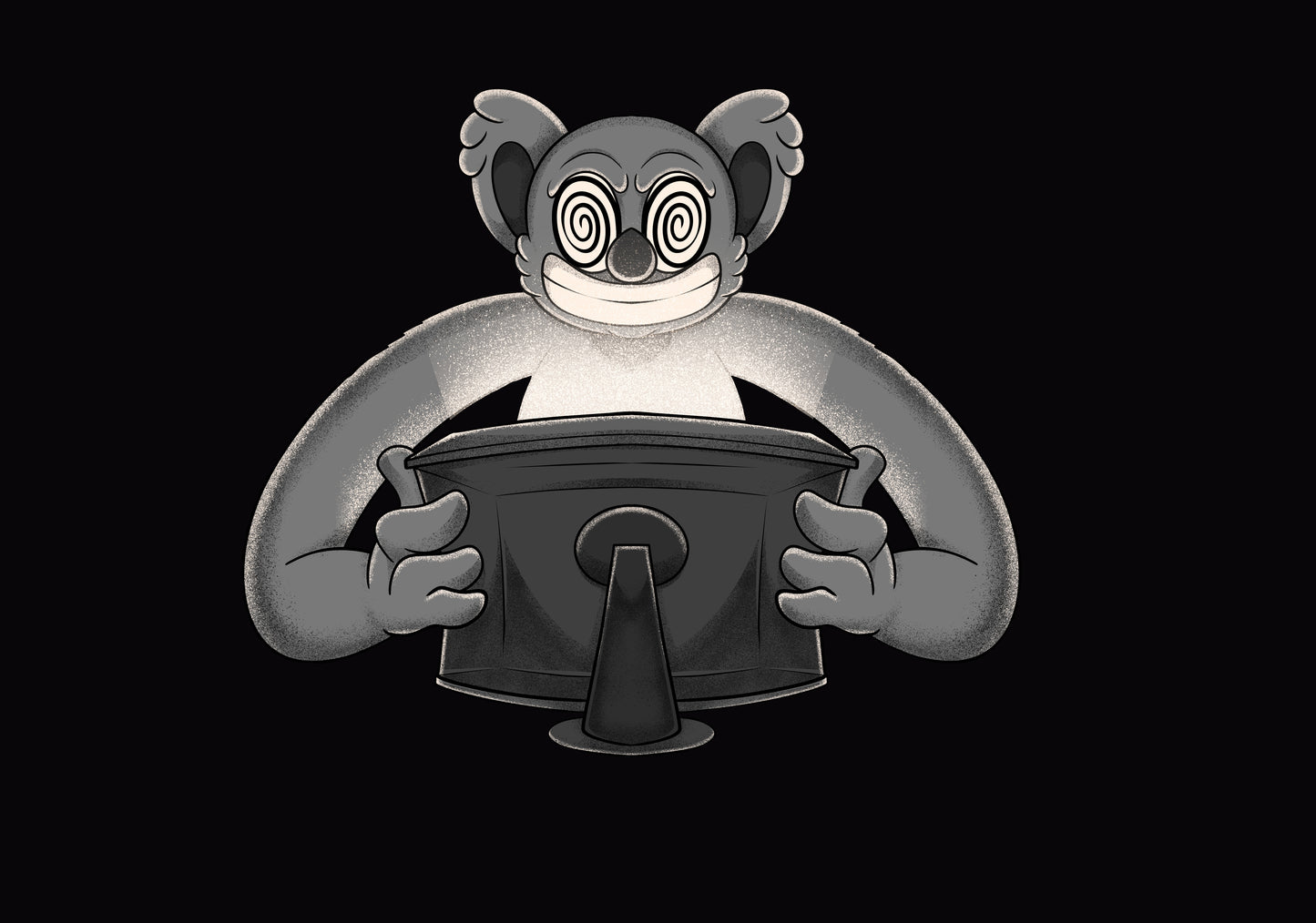 YOOJT Hypnotic Koala Shirt